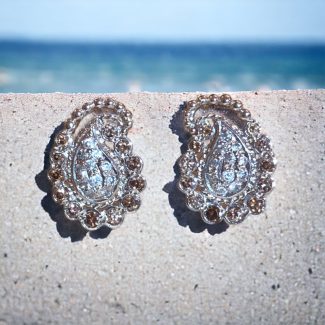 Flowy Tops and Statement Earrings