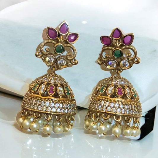 Rosera verde jhumki