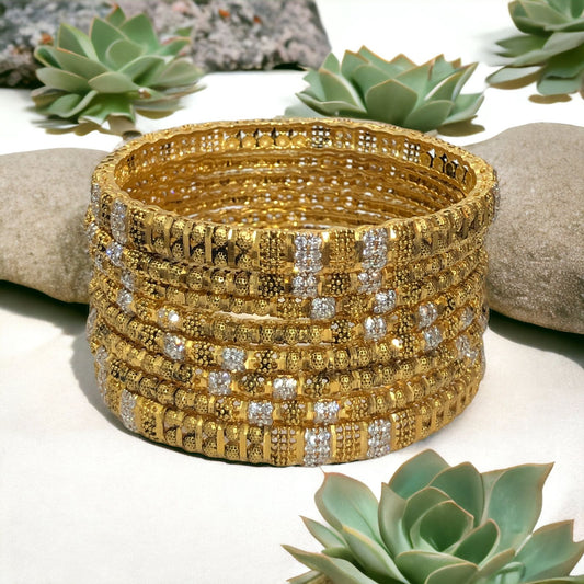 Chandi Gold Plated Bangle