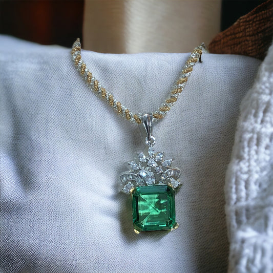 Emerald Drop Pendant