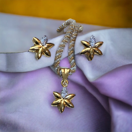 Golden Star Locket Set Design