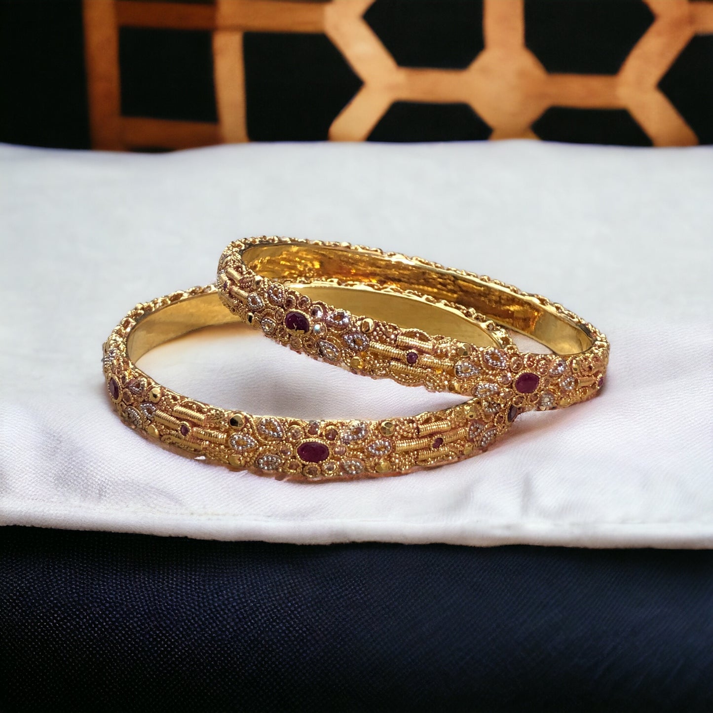 Ruby Duo Bangle