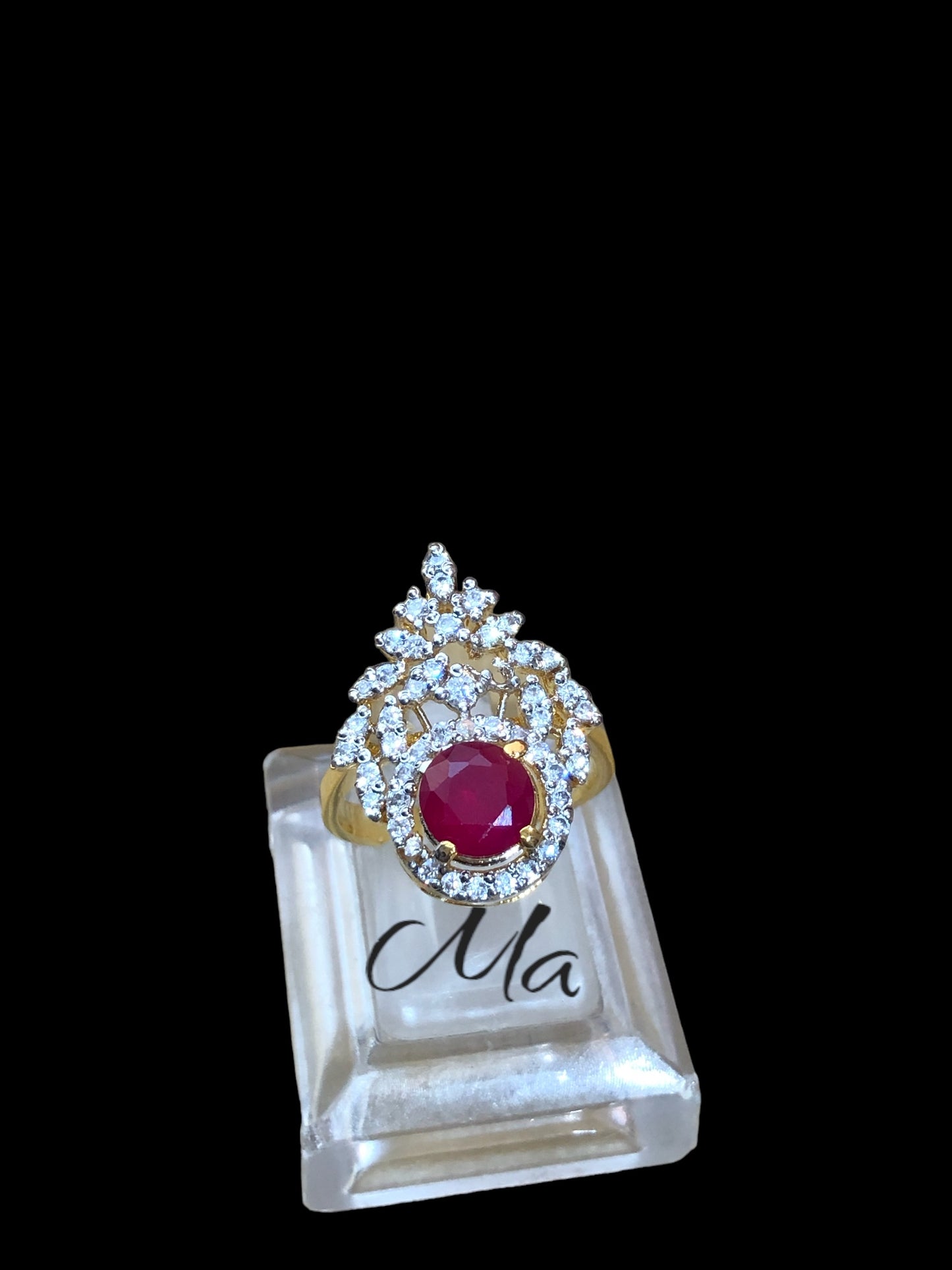 Ruby Enigma Ring