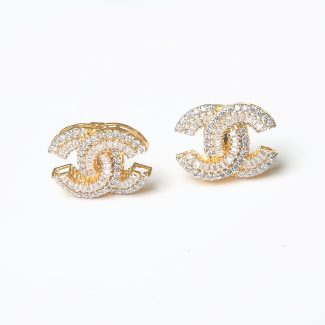 Gold Chanel Earrings