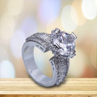 White Engagement Ring